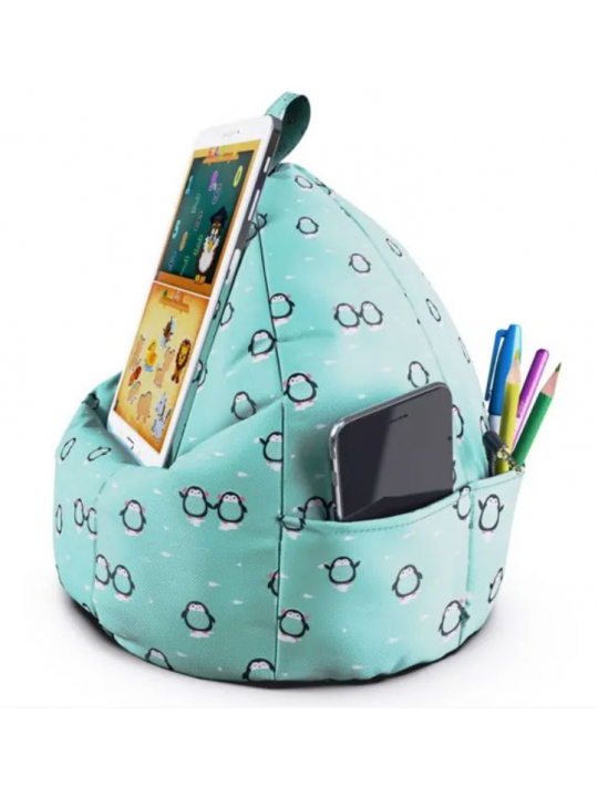 PLANET BUDDIES TABLET CUSHION  PENGUIN VIEWING STAND