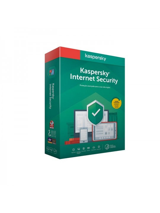 Software Kaspersky Internet Security 2020 MD 1 User 1 Ano BOX