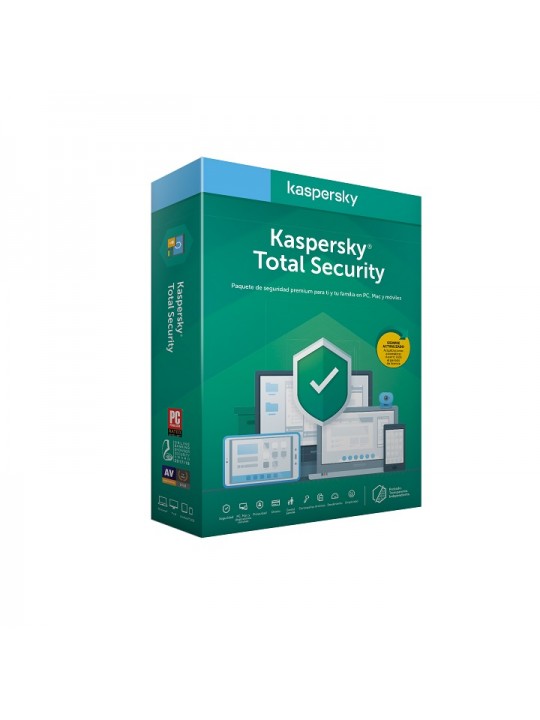 Software Kaspersky Total Security 2020 3 User 1 Ano BOX