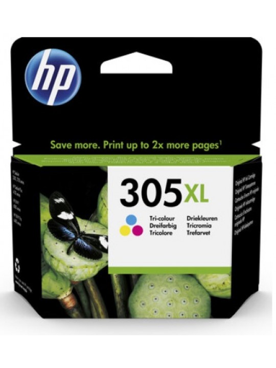 TINTEIRO HP 305XL HIGH YIELD TRI-COLOR ORIGINAL INK CARTRIDGE