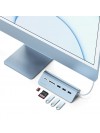 SATECHI - TYPE-C ALUMINUM USB HUB & CARD READER (BLUE)