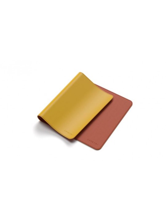 Satechi - Dual Sided Eco-Leather Deskmate (yellow-orange)