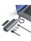 SATECHI - USB-C HYBRID MULTIPORT ADPT WITH SSD (SPACE GREY)