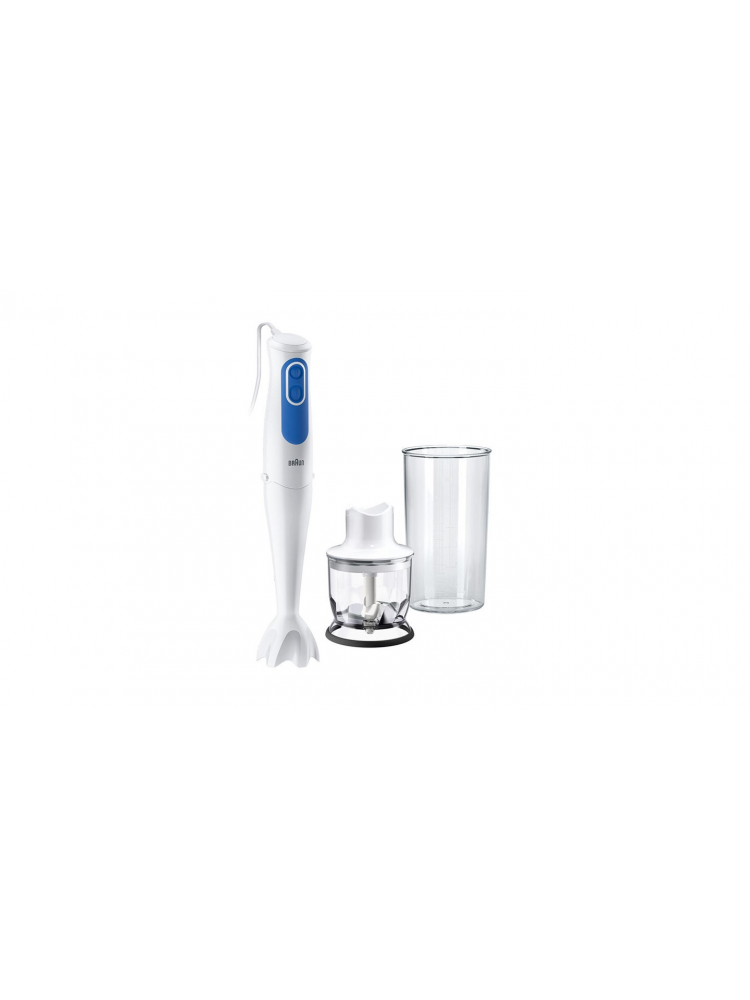 LIQUIDIFICADOR BRAUN MQ 3020 0,35 L 700 W AZUL, BRANCO