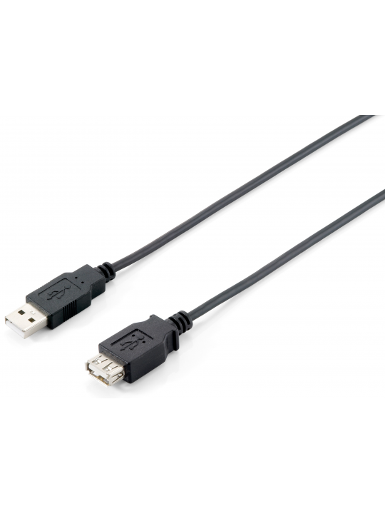 Cabo EQUIP USB 2.0 M/F 5m Preto - 128852