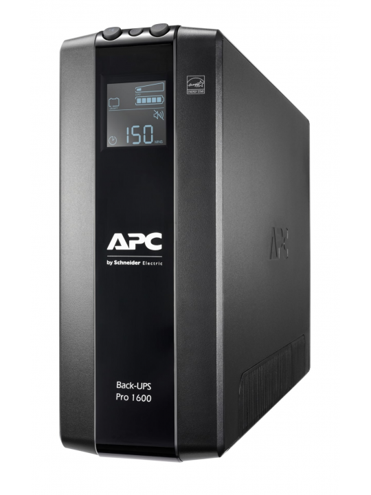 UPS APCBACK UPS PRO BR 1600VA, 8 OUTLETS, AVR, LCD INTERFACE