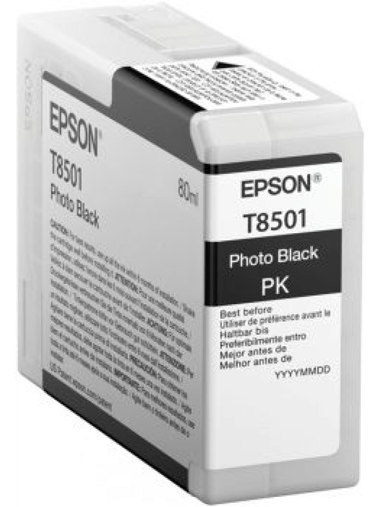 TINTEIRO EPSON T8501 PRETO FOTO - SURECOLOR SC-P800