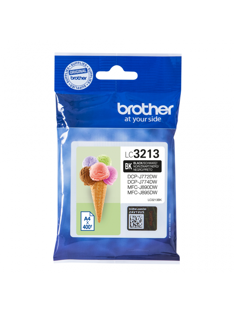 TINTEIRO BROTHER LC3213BK PRETO XL - DCP-J772DW/774DW, MFC-890DW/895DW