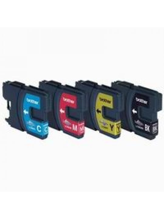 TINTEIRO BROTHER LC980VALBP PACK 4 CORES - MFC-25X/29X, DCP-145C/165C/195C/375CW/365CN