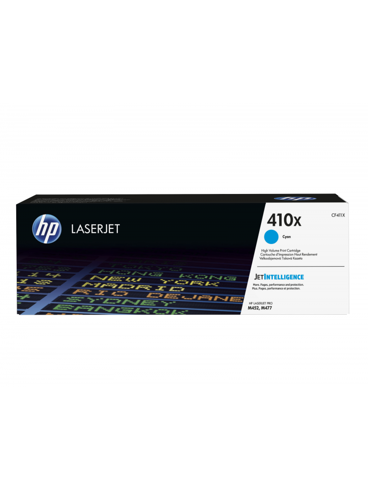 TONER HP 410X ORIGINAL CARTRIDGE CYAN HY