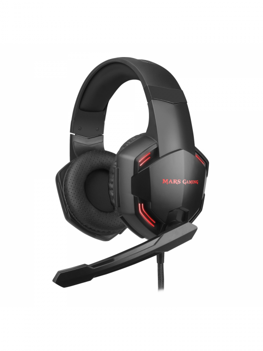 AUSCULTADORES MARS GAMING MHXPRO71 HEADSET 7 1 USB, RED LED, 20HZ, 108DB±3DB