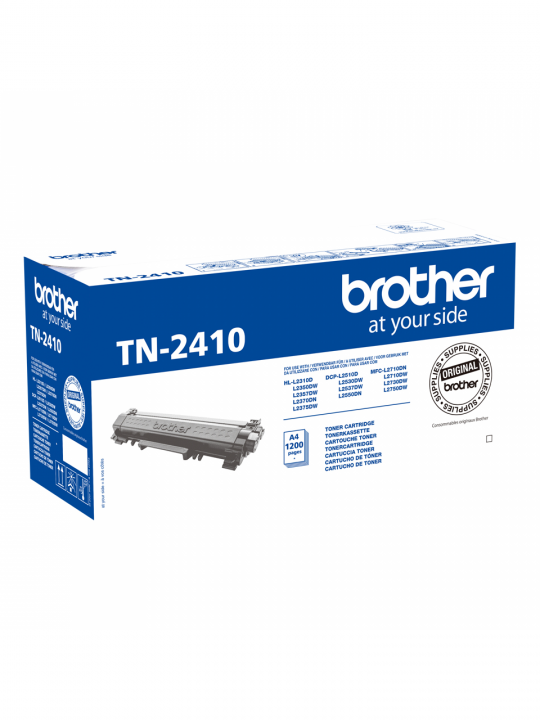 TONER BROTHER TN2410 PRETO 1,2K - HL-L23XX, DCP-L25XX, MFC-L2710/2730DW/2750DW