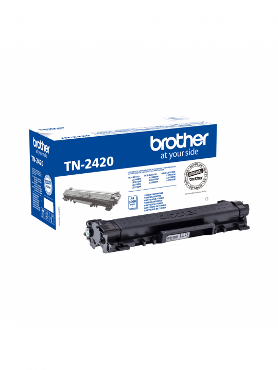 TONER BROTHER TN2420 PRETO 3K - HL-L23XX, DCP-L2510D/L253X/2550DN, MFC-L27XX