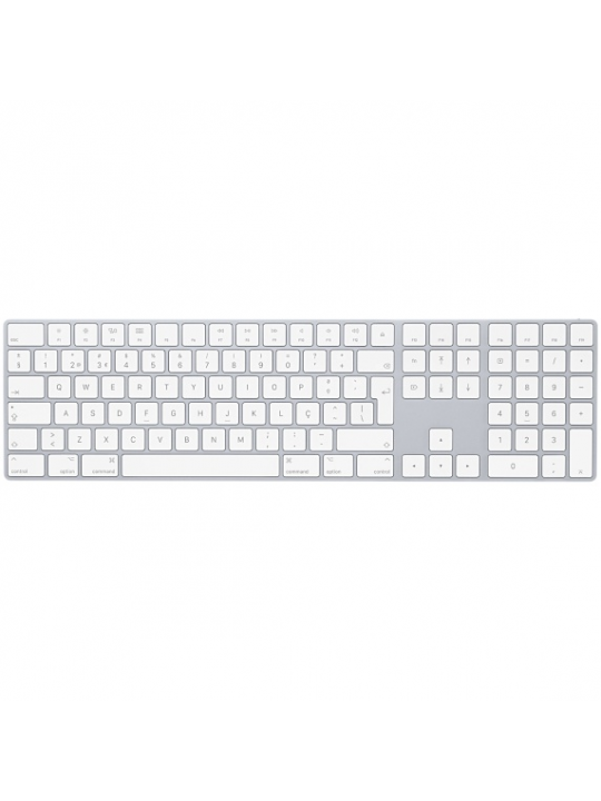 Apple Magic Keyboard with Numeric Keypad PT Branco- MQ052PO/A