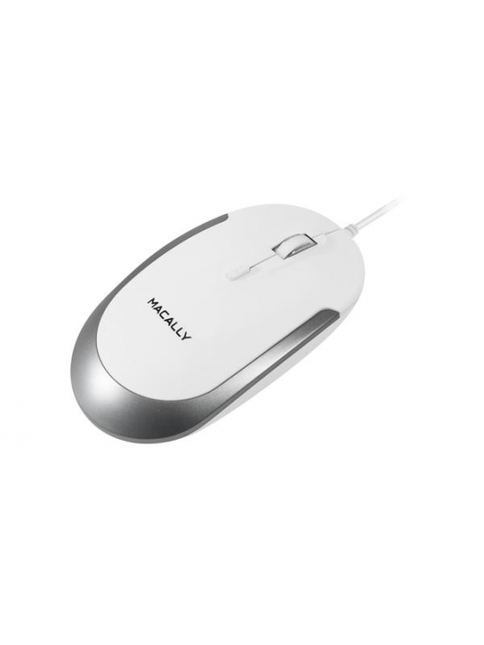 MACALLY - RATO DYNAMOUSE USB-C (WHITE)