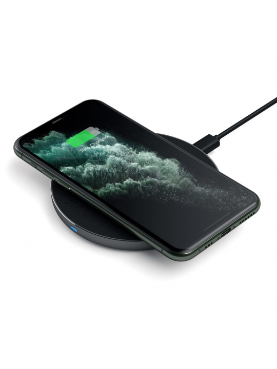 SATECHI - ALUMINUM TYPE-C WIRELESS CHARGER (SPACE GREY)