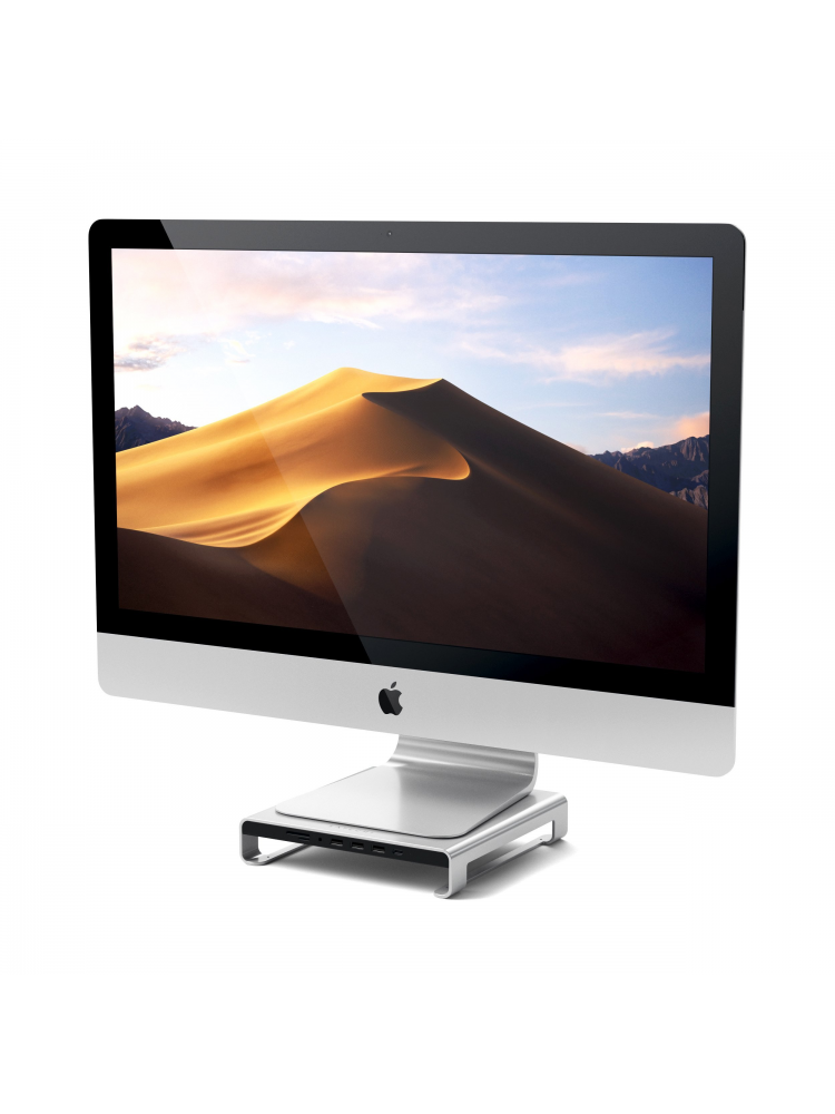 SUPORTE SATECHI - TYPE-C ALUM. MONITOR STAND HUB FOR IMAC (SILVER)