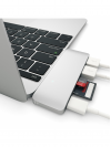 SATECHI - TYPE-C PASS-THROUGH USB HUB (SILVER)