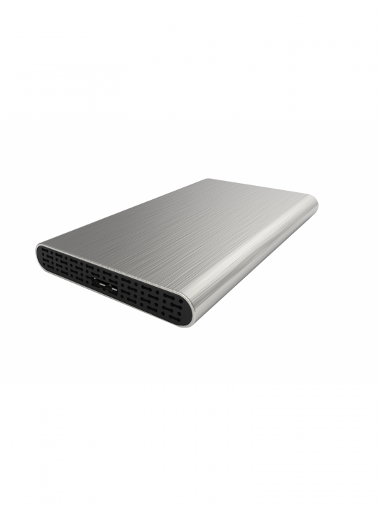 Caixa Slim para disco externo Aluminio 2.5P USB 3.0 Silver- CoolBox A-2513