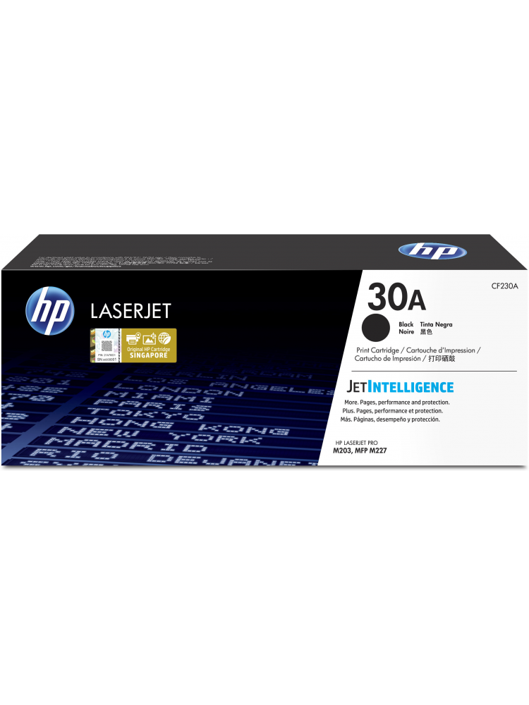 TONER HP 30A PRETO - LASERJET PRO M203D, M203DN, M203DW, MFP M227FDN, MFP M227FDW, MFP M227SDN