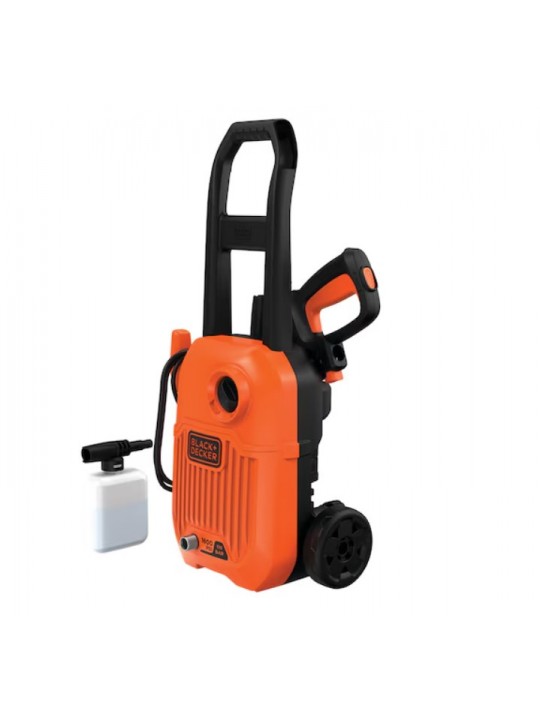 LAVADORA DE ALTA PRESSÃO BLACK&DECKER COM FIO 1300W 110 BAR/1600 PSI COM RODAS E PEGA LONGA