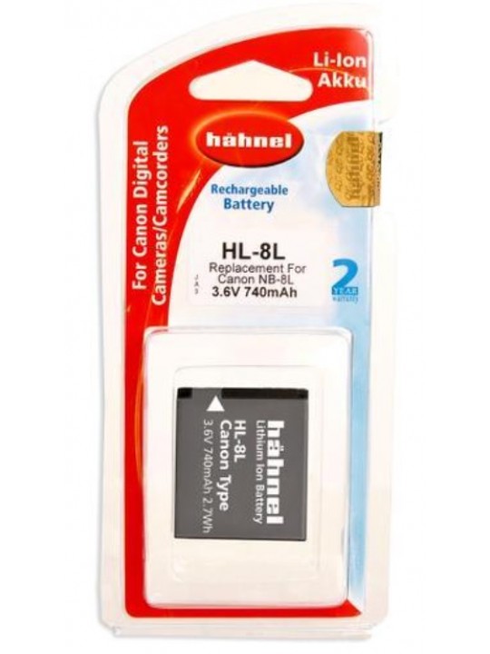 Hahnel bateria LITIO HL-8L Canon