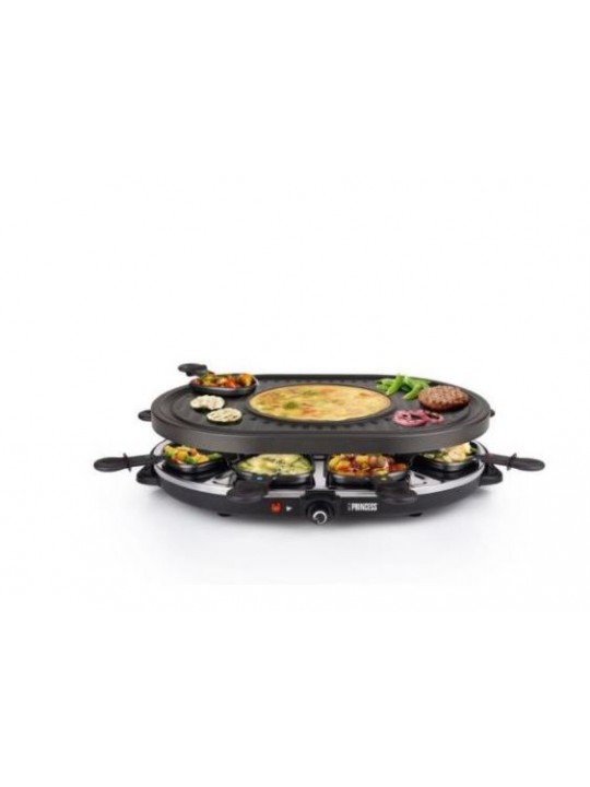 RACLETTE PRINCESS 8 PESSOAS OVAL GRILL 162700