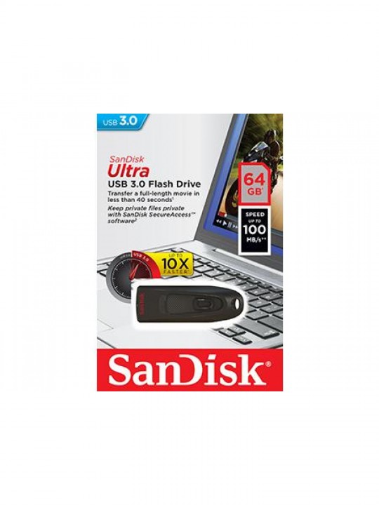 PEN USB SANDISK ULTRA USB 3.0 64GB